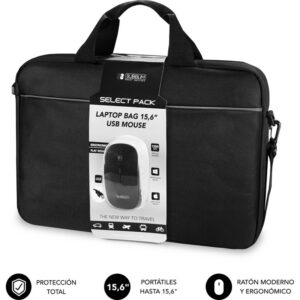 KIT MALETIN+RATON SUBBLIM LAPTOP BAG 15