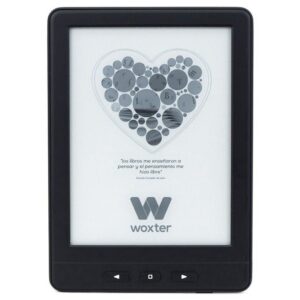 Libro Electrónico Ebook Woxter Scriba Paperlight TP/ 6" tactil retroiluminado Tinta Electrónica/ Negro 8435089039177 EB26-075 WOX-EBOOK SCRIBA PPLGHT TP