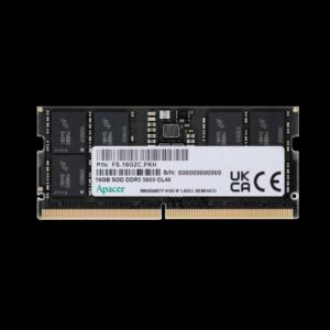 MODULO MEMORIA RAM DDR5 SODIMM 16GB 5600MHZ APACER FS.16G2C.PKH A0060241 Apacer Memorias RAM FS.16G2C.PKH