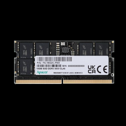 MODULO MEMORIA RAM DDR5 SODIMM 16GB 5600MHZ APACER FS.16G2C.PKH A0060241 Apacer Memorias RAM FS.16G2C.PKH