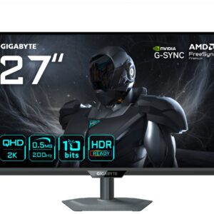 MONITOR GIGABYTE 27" G27Q20 QHD IPS 200HZ FREESYNC 4719331873851 20VM0-G27Q20BT-1EKR