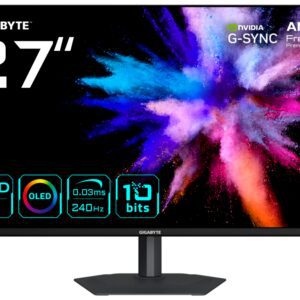 MONITOR GIGABYTE 27" WOLED GO27Q24A QHD  240HZ FREESYNC 4719331873974 20VM0-GO7Q24ABT-1EKR