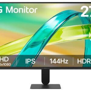 MONITOR LG 27U411B-B 27" FHD 144HZ IPS HDR10 FREESYNC SIN MARCOS 8806096833339 27U411B-B