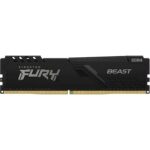 Memoria RAM Kingston FURY Beast 16GB/ DDR4/ 3600MHz/ 1.35V/ CL18/ DIMM 740617319767 KF436C18BB/16 KIN-FB KF436C18BB 16