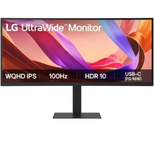 Monitor Profesional Ultrapanorámico Curvo LG UltraWide 34U650A-B 34"/ WQHD/ Multimedia/ Regulable en altura/ Negro 8806096594759 34U650A-B LG-M 34U650A-B