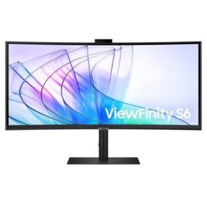 Monitor Profesional Ultrapanorámico Curvo Samsung ViewFinity S6 S34C652VAU 34"/ UWQHD/ Webcam/ Multimedia/ Regulable en Altura/ Negro 8806094974010 LS34C652VAUXEN SAM-M S34C652VAU
