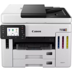 Multifunción Recargable Canon MAXIFY GX7150 MegaTank WiFi/ Dúplex/ Fax/ Blanca 4549292240276 6880C006 CAN-MULT MAXIFY GX7150