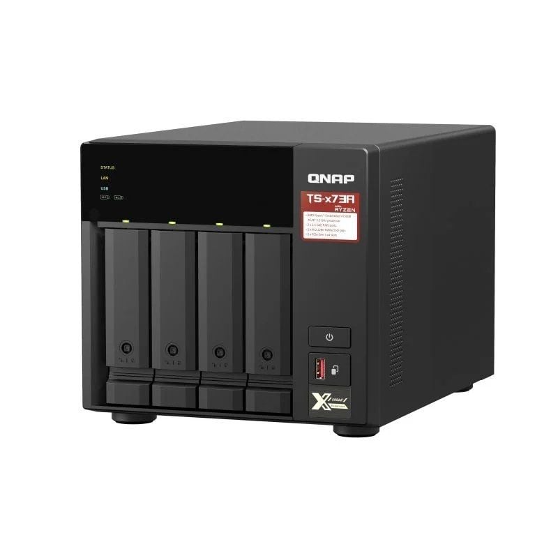 NAS QNAP TS-473A-8G/ 4 Bahías 3.5"- 2.5"/ 8GB DDR4/ Formato Torre - Imagen 5