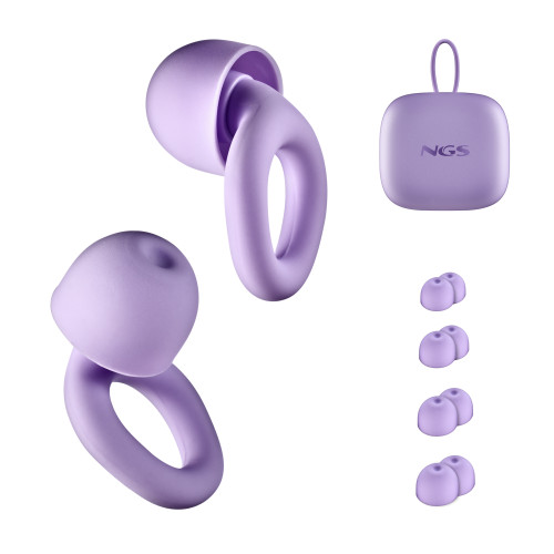 NGS NOON PURPLE Tapón para oídos reutilizable Púrpura - Imagen 7