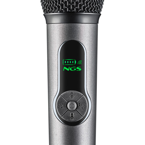 NGS SINGER STAR Negro Micrófono vocal - Imagen 4