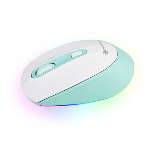 NGS SMOG MINT-RB ratón Juego Ambidextro RF Wireless + Bluetooth Óptico 2400 DPI - Imagen 3