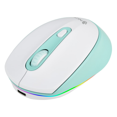 NGS SMOG MINT-RB ratón Juego Ambidextro RF Wireless + Bluetooth Óptico 2400 DPI - Imagen 4