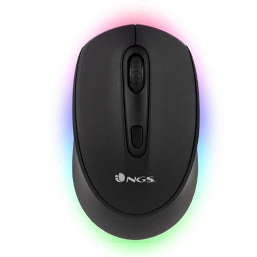 NGS SMOG-RB ratón Juego Ambidextro RF Wireless + Bluetooth Óptico 2400 DPI - Imagen 2