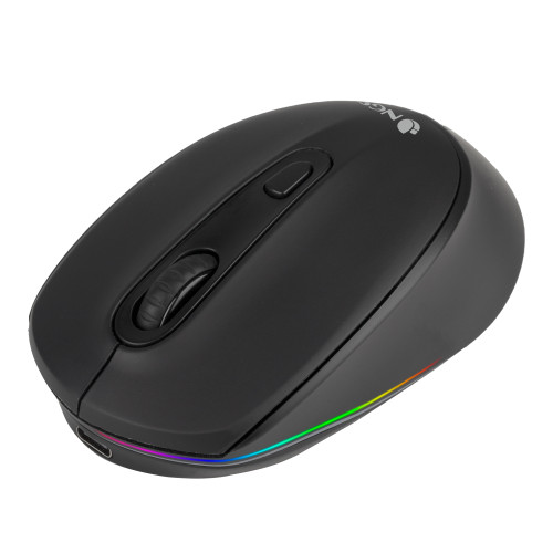 NGS SMOG-RB ratón Juego Ambidextro RF Wireless + Bluetooth Óptico 2400 DPI - Imagen 4