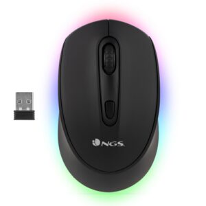 NGS SMOG-RB ratón Juego Ambidextro RF Wireless + Bluetooth Óptico 2400 DPI 8435430619096 | P/N: SMOG-RB | Ref. Artículo: 1411274