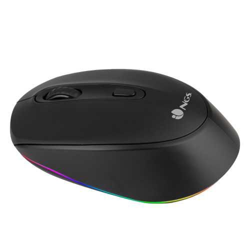 NGS SMOG-RB ratón Juego Ambidextro RF Wireless + Bluetooth Óptico 2400 DPI - Imagen 5