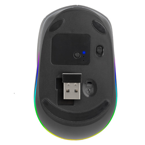 NGS SMOG-RB ratón Juego Ambidextro RF Wireless + Bluetooth Óptico 2400 DPI - Imagen 6