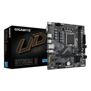 PLACA GIGABYTE B760M E INTEL1700 2DDR5 HDMI/DP/VGA PCIE4.0 4SATA3 USB3.2 MATX 4719331856052 P/N: 9MB76ME5-00-G10 | Ref. Artículo: 9MB76ME5-00-G10