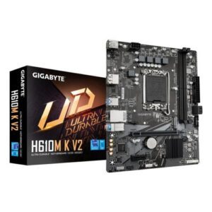 PLACA GIGABYTE H610M K V2 INTEL1700 2DDR5 HDMI/DP PCIE3.0 2SATA3 USB3.2 MATX 4719331860134 P/N: 9MH61MK52-00-G10 | Ref. Artículo: 9MH61MK52-00-G10