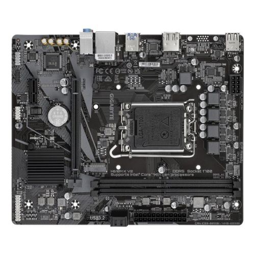 PLACA GIGABYTE H610M K V2 INTEL1700 2DDR5 HDMI/DP PCIE3.0 2SATA3 USB3.2 MATX - Imagen 5