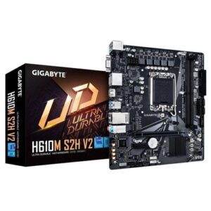PLACA GIGABYTE H610M S2H V2 INTEL1700 2DDR5 HDMI/DP/VGA PCIE3.0 SATA3 3.2 MATX 4719331859817 P/N: 9M61M2H52-00-G10 | Ref. Artículo: 9M61M2H52-00-G10