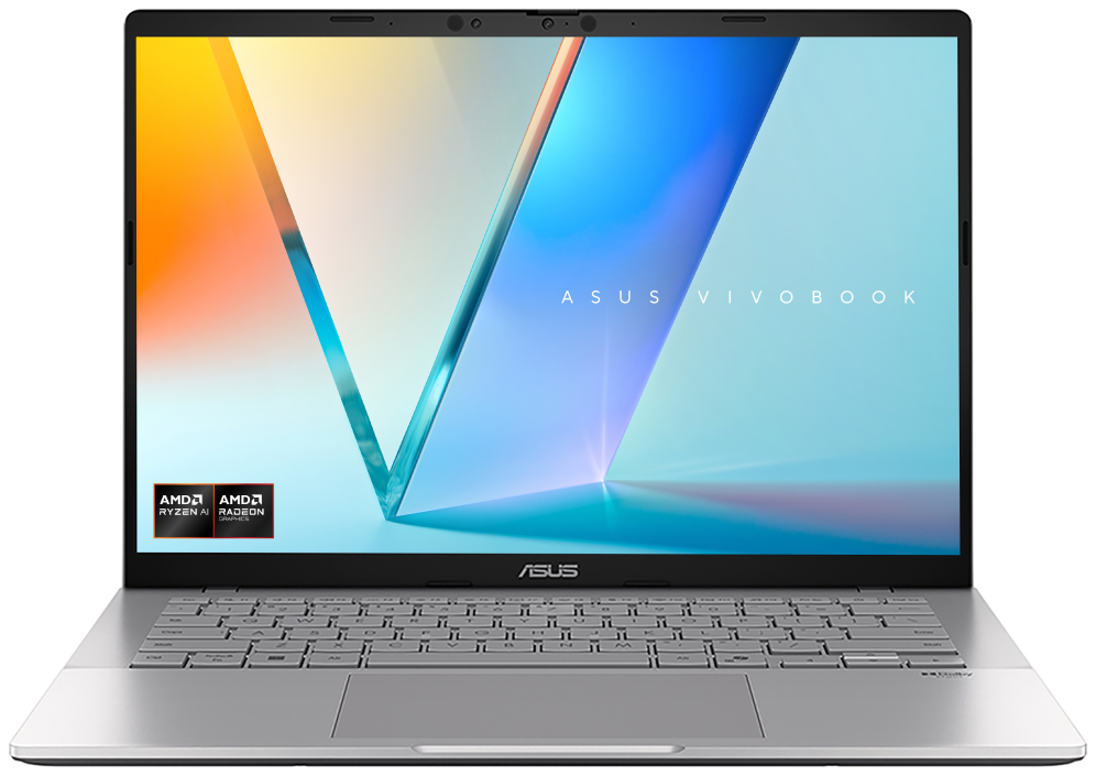 PORTATIL ASUS VIVOBOOK S14 M3407GA-SF010 AI R7 445 16GB 512GB 14"OLED FDOS PLATA 4711636664691 90NB17L2-M006H0