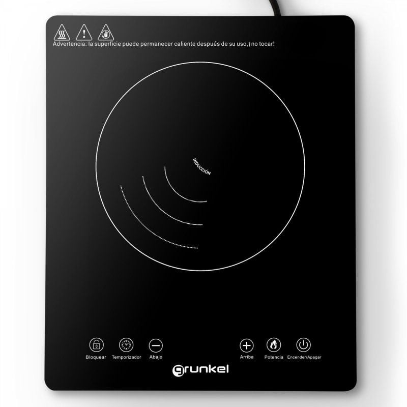 Placa de Inducción Grunkel PIN-2000/ 1 placa de 180mm/ 2000W - Imagen 2