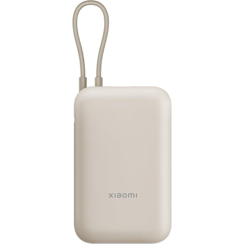 Powerbank 20000mAh Xiaomi 33W Power Bank Integrated Cable/ 33W/ Beige/ Incluye Cable USB Tipo-C 6941812792155 BHR8851GL XIA-BAT 33W PB ICAB 20000 BG