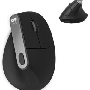 RATON ERGONOMICO SUBBLIM NATURE ERGO DUAL NEGRO BLUETOOTH BATERIA RECARGABLE 8436586743079 SUBMO-EDNVW01