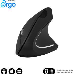RATON SUBBLIM GLIDE ERGO DUAL NEGRO BLUETOOTH BATERIA RECARGABLE 8436586743055 SUBMO-EDGVW01
