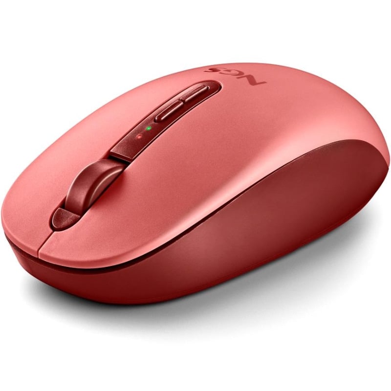 Ratón Ergonómico Inalámbrico NGS Fog Dual FOGDUALRED Silencioso/ Hasta 1600 DPI/ Rojo - Imagen 4