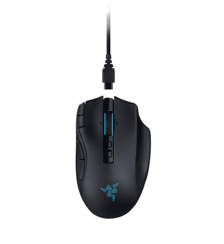 Razer Naga V3 Pro ratón Juego Mano derecha RF Wireless + Bluetooth + USB Type-C Óptico 50000 DPI - Imagen 11