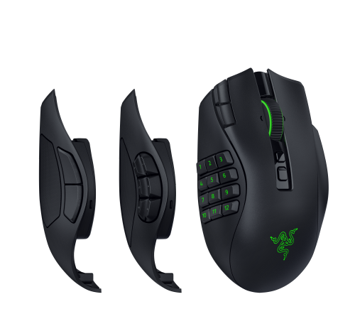 Razer Naga V3 Pro ratón Juego Mano derecha RF Wireless + Bluetooth + USB Type-C Óptico 50000 DPI - Imagen 12