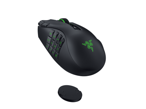 Razer Naga V3 Pro ratón Juego Mano derecha RF Wireless + Bluetooth + USB Type-C Óptico 50000 DPI - Imagen 6