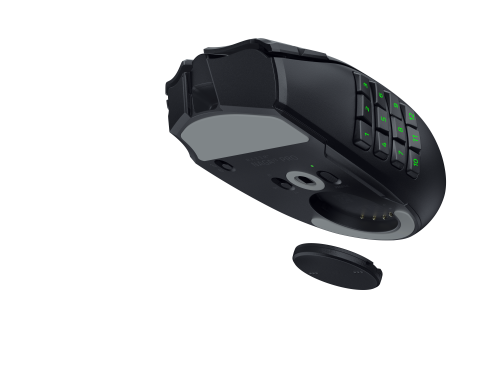 Razer Naga V3 Pro ratón Juego Mano derecha RF Wireless + Bluetooth + USB Type-C Óptico 50000 DPI - Imagen 7