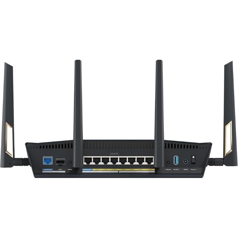 Router Inalámbrico Asus RT-BE88U/ WiFi 7/ 7200Mbps/ 2.4GHz 5GHz/ 4 Antenas/ WiFi 802.11be/ax/ac/n/a/ - n/b/g - Imagen 3