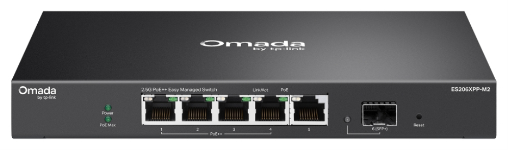 SWITCH OMADA TP-LINK ES206XPP-M2 5 PORT 2