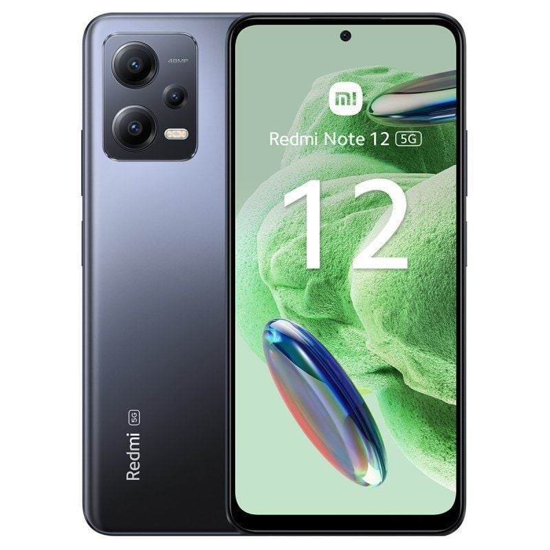 Smartphone Xiaomi Redmi Note 12 6GB/ 128GB/ 6.67"/ 5G/ Gris Ónix 6941812706794 MZB0CY4EU XIA-SP NOTE12 5G 6-128 GY