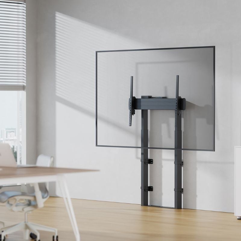 Soporte de Suelo y Pared Motorizado/ Inclinable/ Giratorio Aisens FWF100E-269 para TV de 55-100"/ hasta 50kg - Imagen 4