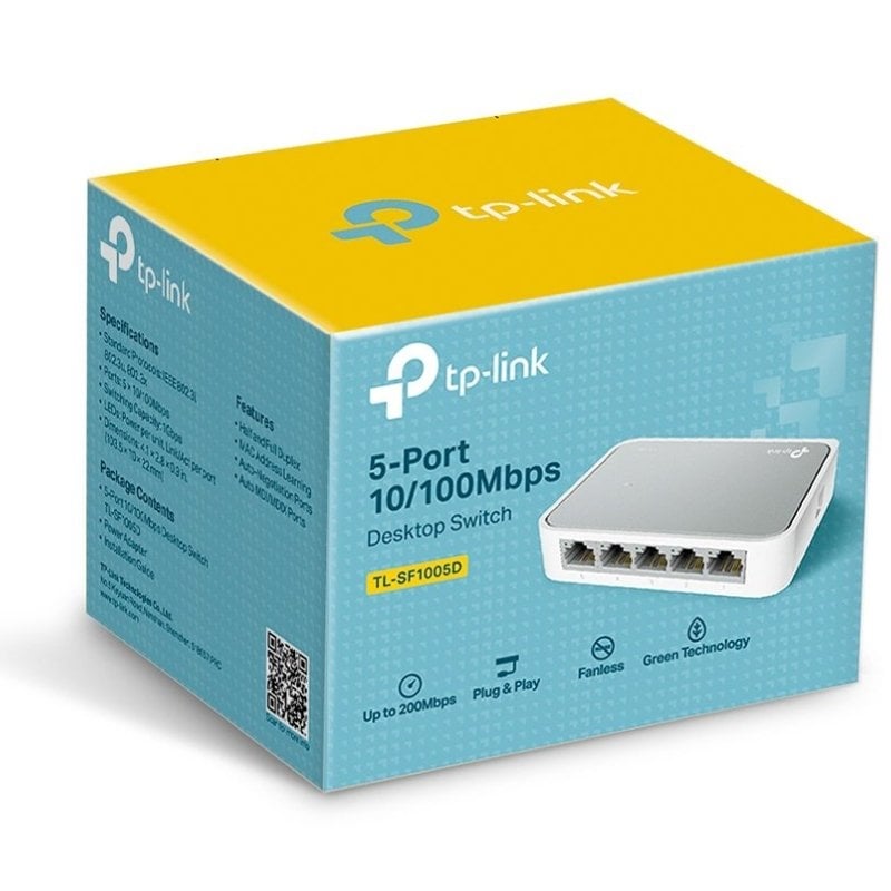 Switch TP-Link TL-SF1005D 5 Puertos/ RJ-45 10/100 - Imagen 3