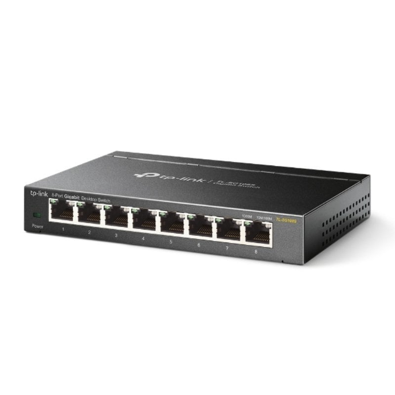 Switch TP-Link TL-SG108S 8 Puertos/ RJ-45 10/100/1000 1210002616966 TL-SG108S V2 TPL-SWITCH TL-SG108S V2