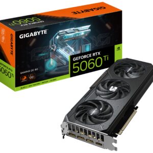 TARJETA GRAFICA GIGABYTE RTX 5060TI GAMING OC 8GB GDDR7 NEGRO 4719331356019 9VN506TGO8-00-G10