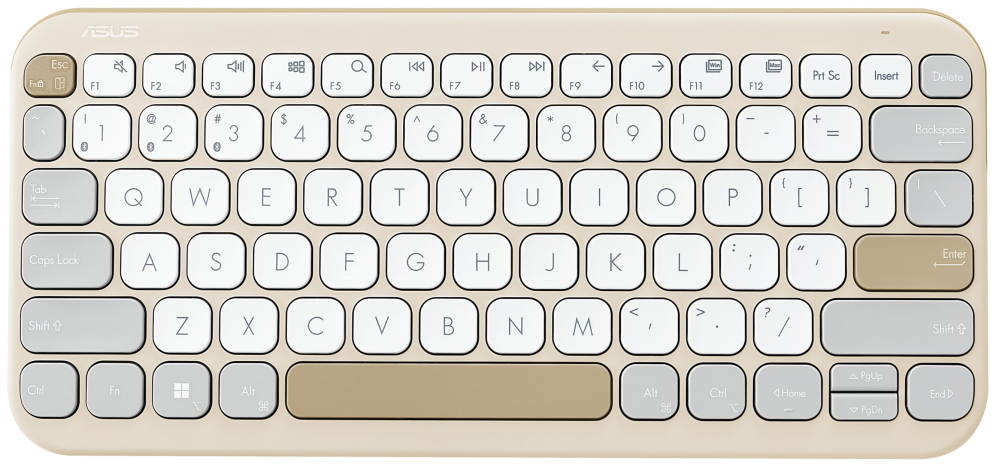 TECLADO ASUS KW100 INNALAMBRICO QWERTY BEIGE 4711387539057 90XB0880-BKB210