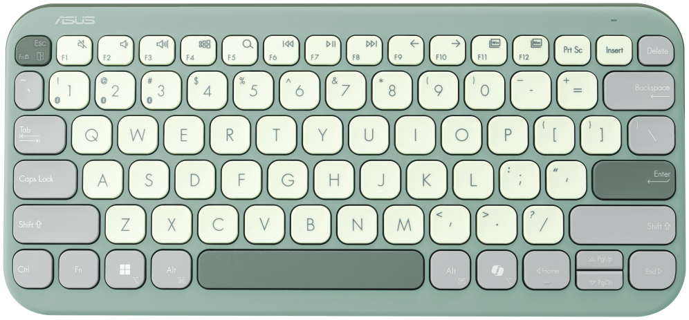 TECLADO ASUS KW100 INNALAMBRICO QWERTY GREEN 4711387539064 90XB0880-BKB220