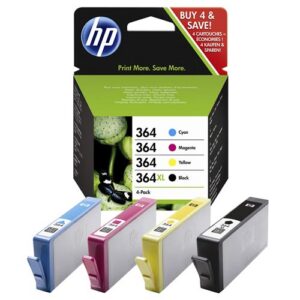 TINTA HP N9J73AE Nº 364 PACK CUATRICOLOR C/M/Y/BK 889894419408 P/N: N9J73AE | Ref. Artículo: HPN9J73AE