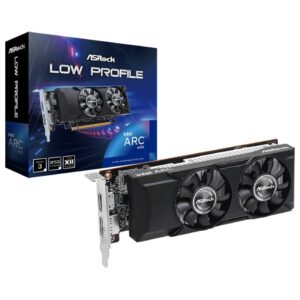 Tarjeta Gráfica AsRock Intel Arc A310 Perfil Bajo/ 4GB GDDR6/ Compatible con Perfil Bajo 4710483943867 90-G4NZZ-00UANF ASR-GF ARC A310 LP 4G