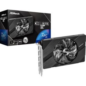 Tarjeta Gráfica AsRock Intel Arc A380 Challenger ITX 6GB OC/ 6GB GDDR6/ Compatible con Perfil Bajo 4710483939365 90-GA3KZZ-00UANF ASR-GF ARC A380 CLI 6GO