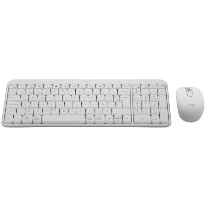 Teclado y Ratón Inalámbricos Logitech Wireless Combo MK250/ Blanco - Imagen 2