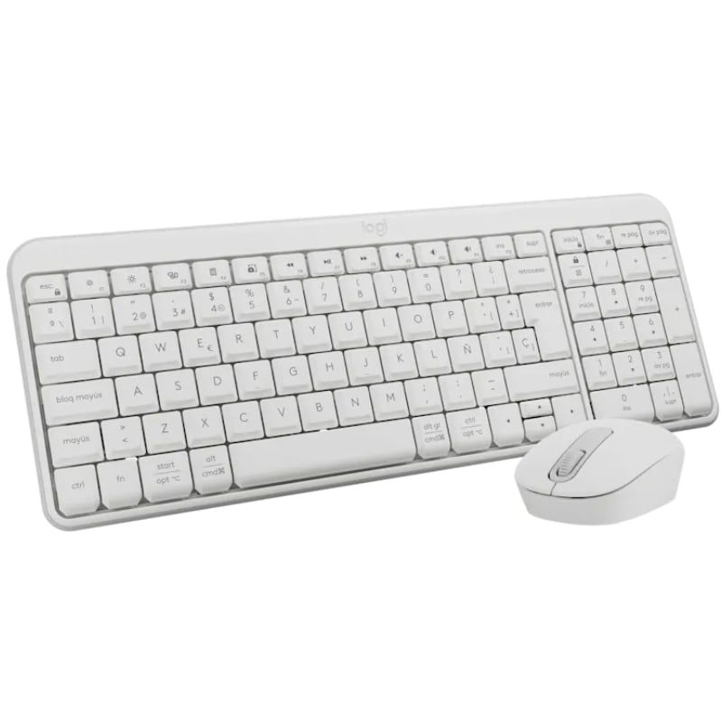 Teclado y Ratón Inalámbricos Logitech Wireless Combo MK250/ Blanco - Imagen 3