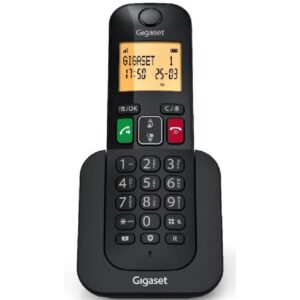 Teléfono Inalámbrico Gigaset Elemental 400/ Negro 4255781908021 S30852-H3009-D201 GIGA-TEL ELEMENTAL 400 BK